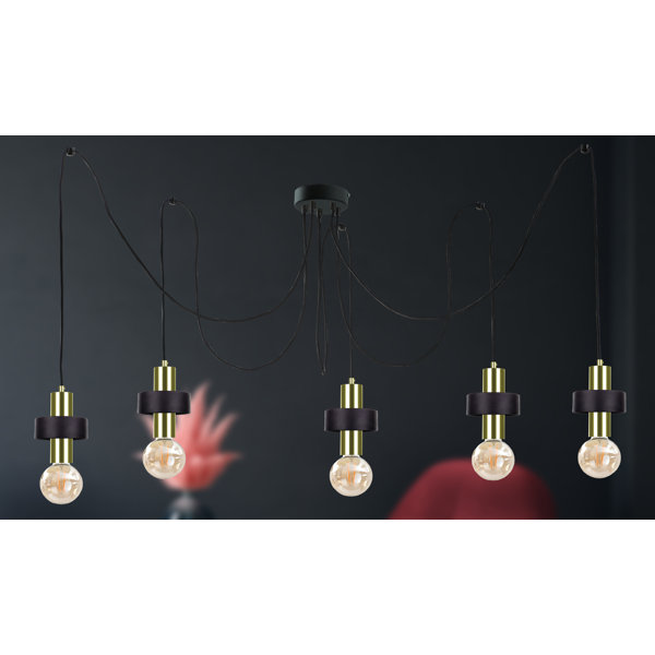 17 Stories Bernda 5 Light Cluster Bulb Pendant Wayfair.co.uk